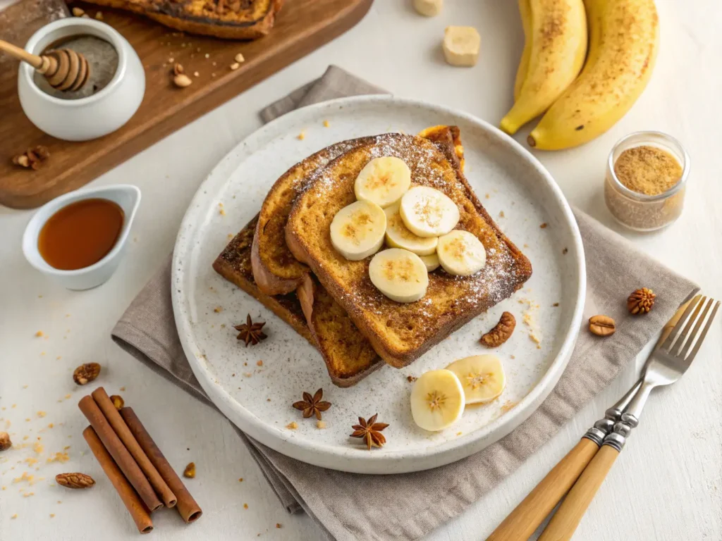 Banana Bread French Toast top