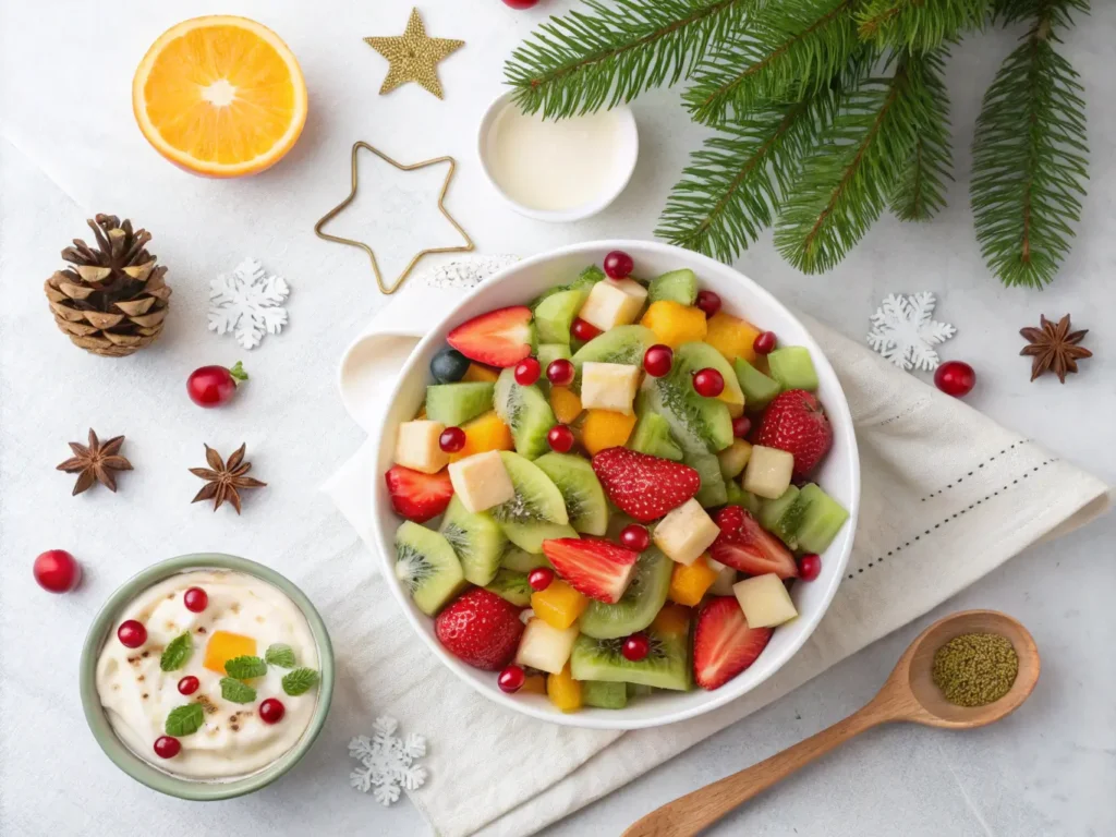 Christmas Fruit Salad top