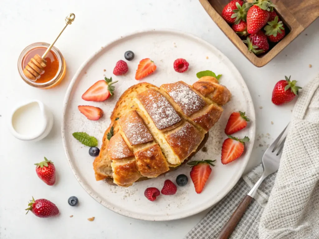 Croissant French Toast top