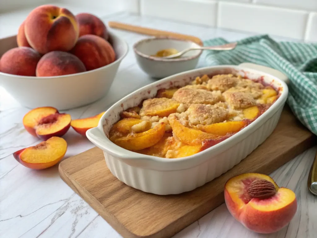 Gluten-Free Peach Cobbler 2