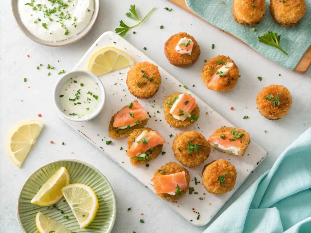 Salmon Bites top