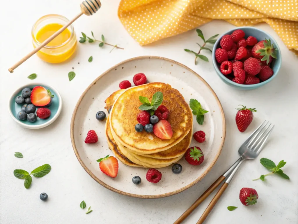 Scrambled Pancakes top