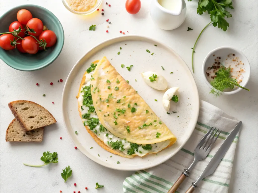 Egg White Omelette top