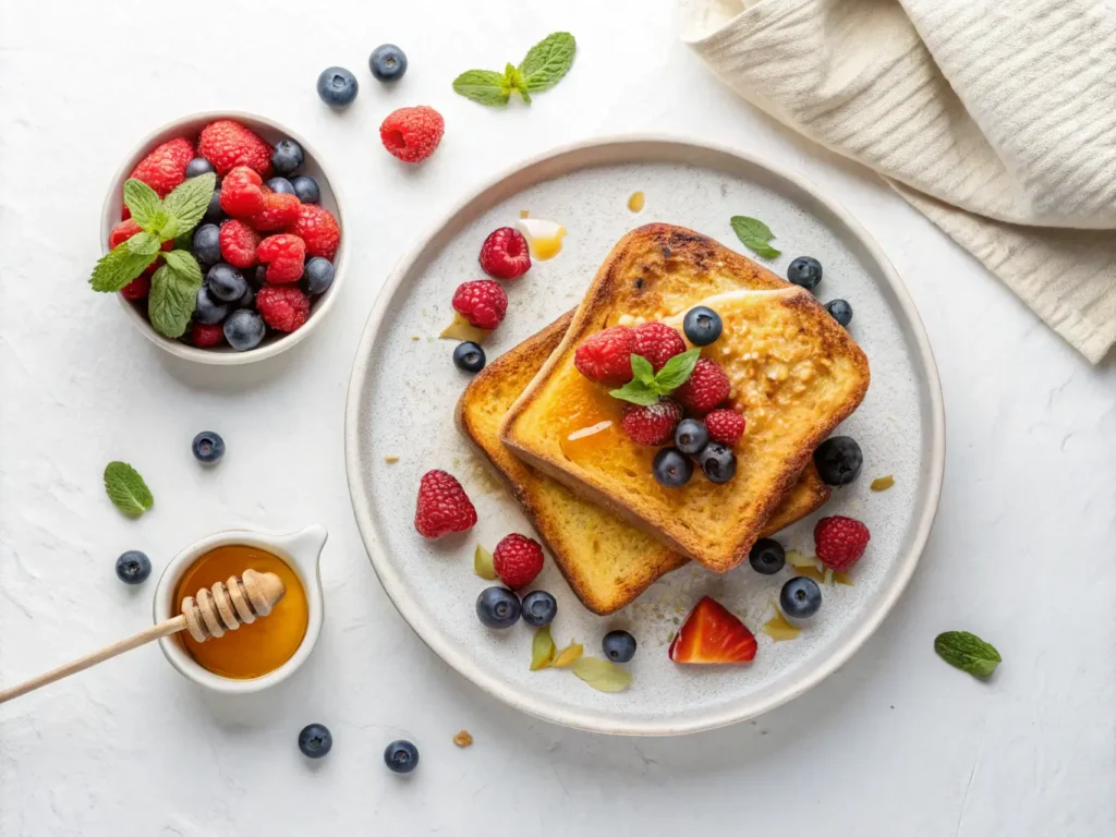 Healthy French Toast top