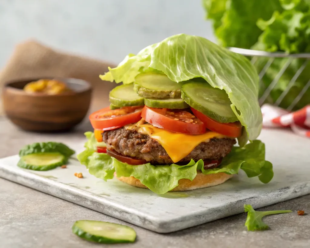 Lettuce Wrap Burger 2