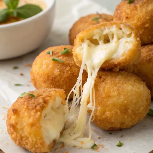 Mozzarella Fried Cheese Bites