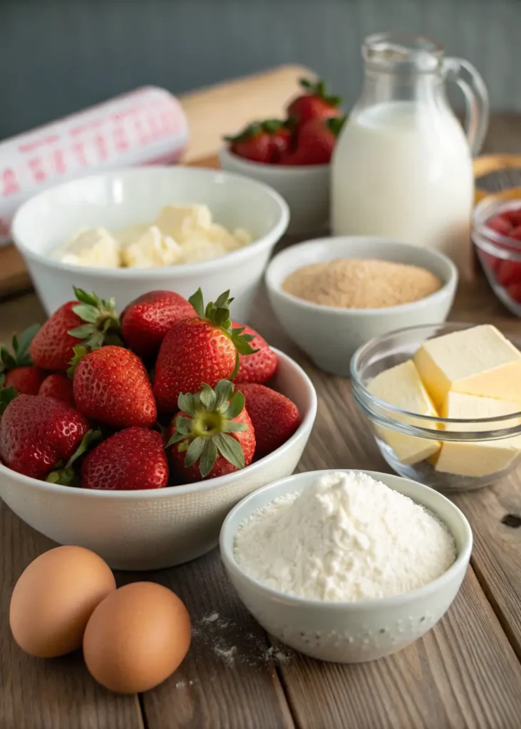 Strawberry Cheesecake Cookies ingredients